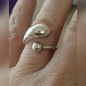 VINTAGE STERLING SILVER 925 ART DECO RING 3.94 Grams SIZE 6.5